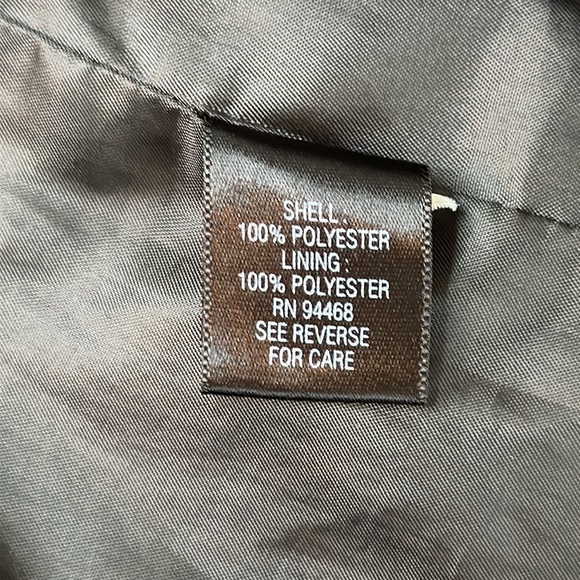 Croft & Barrow Black Short Trench Coat Size Small - Picture 14 of 15